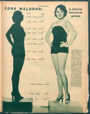 Edna Waldron: la bailarina físicamente perfecta [Fotografía]
