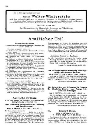 Langemarck-Studium : [Amtliche Erlasse] ; [Amtlicher Teil]