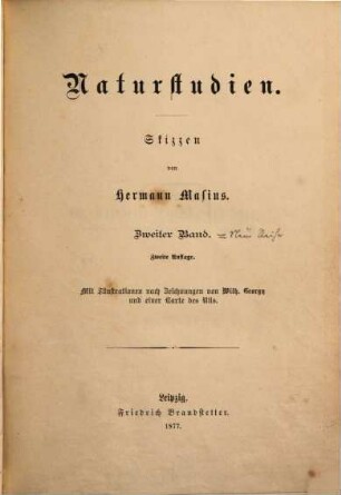 Naturstudien : Skizzen aus der Pflanzen- und Thierwelt, 2