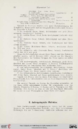 B. Anthropologische Methoden