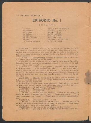 Episodio No. 1