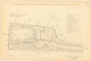 Garten des Herrn Fabrikbesitzer Gottfried Lesche, Kamenz: Grundriss 1:200