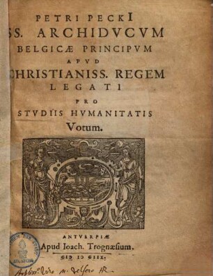Pro studiis humanitatis votum
