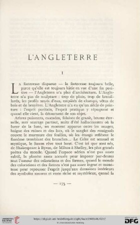 L'Angleterre