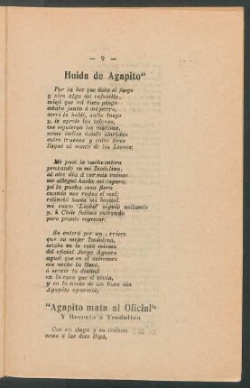 "Huida de Agapito"