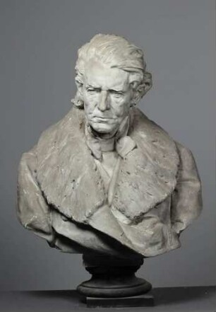 Portraitbüste eines bartlosen Mannes