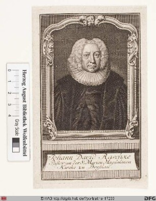 Bildnis Johann David Raschke