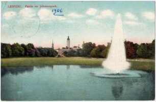 Leipzig. Partie im Johannapark