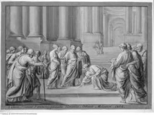 Concorso Accademico 1805, Prima Classe: Christus und die Ehebrecherin, premio d'incoraggiamento