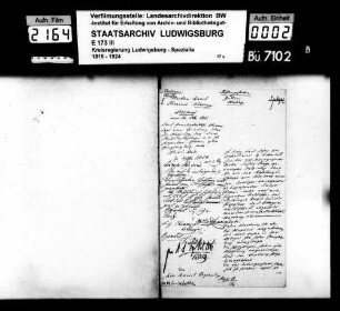 Stiftungssachen: Gülten, Oberamt Böblingen