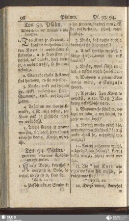 Ton 94. Psalm