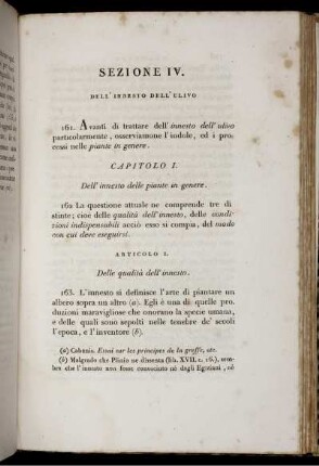 Sezione IV. Dell' Innesto Dell' Ulivo.