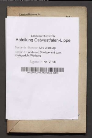 Erblasser: Crone, Therese, geb. Fischer: