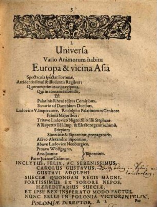 Animorum In Europa Et Vicina Asia Motus : De Suecici belli motu In Polonia