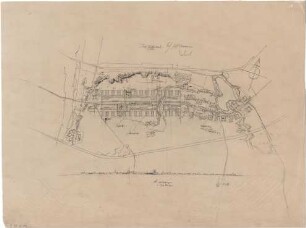 Gsaenger, Gustav; Stettin - Altdamm (pol. Szczecin, Polen); Städtebauliche Planungen - Lageplan