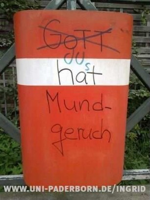 du hast Mund- geruch