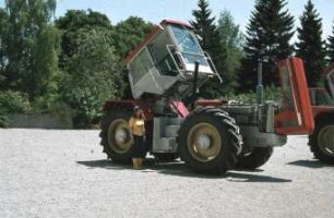 Kippbare Kabine