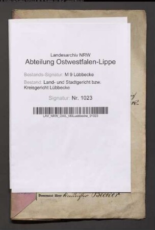 Erblasser: Rittermeier, Sophie Christine Louise, geb. Brinkmann: