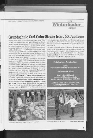 Grundschule Carl-Cohn-Straße feiert 50. Jubiläum