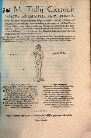 Laelius de Amicitia