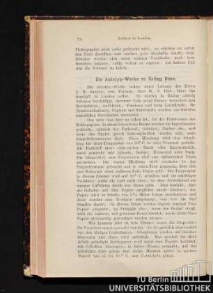 Die Autotyp-Werke zu Ealing Dene.