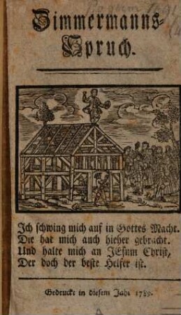 Zimmermanns-Spruch