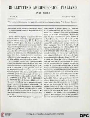 Osservazioni critiche intorno alla storia della moneta presso i Romani scritta dal Professore Teodoro Mommsen, [1]