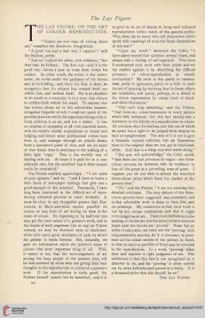 The lay figure: on the art of colour reproduction