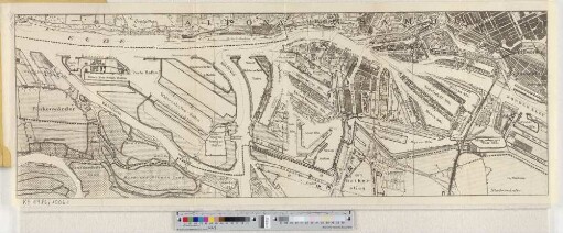 Hafen-Plan von Hamburg-Altona