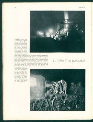 El tema y la maquina