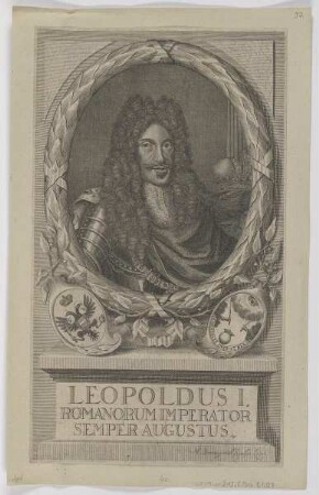 Bildnis des Leopoldus I. Romanorum Imperator