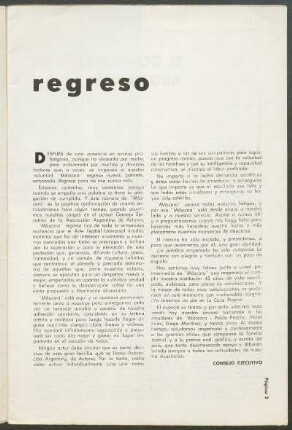 regreso