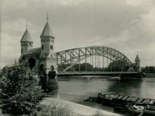 Elbbrücken Magdeburg, Deutschland, 1904