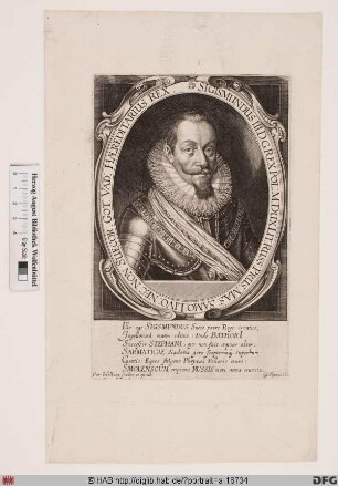 Bildnis Sigismund (Zygmunt) III., König von Polen (reg. 1587-1632)