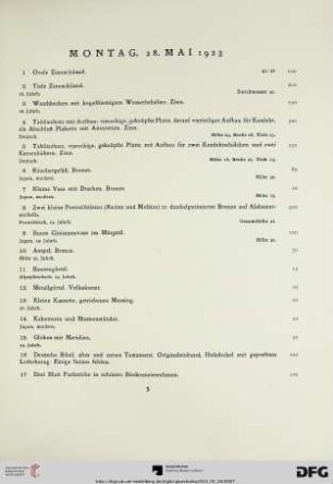 Montag, 28. Mai 1923 (Nr. 1-173)