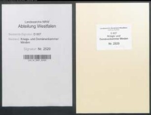 Erbverpachtung der Vorwerksländereien des Amtes Vlotho und Aufhebung der darauf haftenden Dienste - Band 1