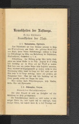 Krankheiten der Luftwege.