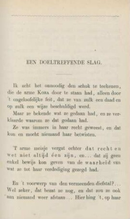 Een doeltreffende slag