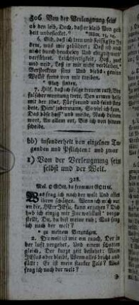 bb) insonderheit von einzelnen Tugenden und Pflichten:[...]