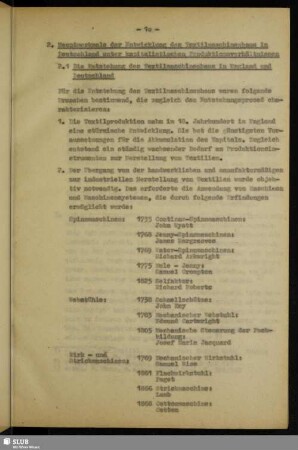 2. Hauptmerkmale der Entwicklung des Textilmaschinenbaus in Deutschland unter kapitalistischen Produktionsverhältnissen
