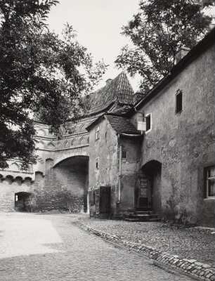 Naumburg (Saale), Marientor, Äußeres Tor, Hofansicht