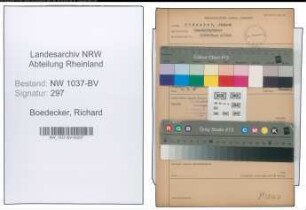 Entnazifizierung Richard Boedecker , geb. 28.11.1884 (Geschaeftsfuehrer)