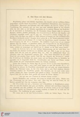 Abtheilung VIII. Östliche Häuser der V. Insula