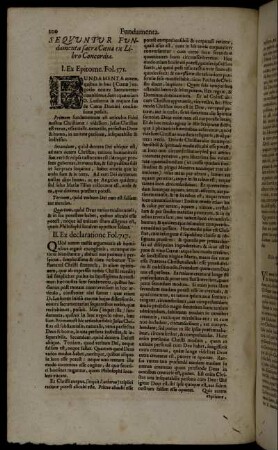 Sequuntur Fundamenta sacra Cœna ex Libro Concordia.