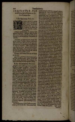 Sequuntur Fundamenta sacra Cœna ex Libro Concordia.