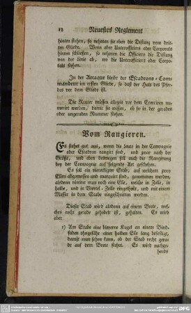 Vom Rangieren