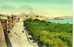 Postkarte aus Neapel: "Riviera di Chiaia"