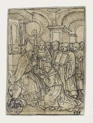 Priesterweihe, Blatt 6 der Folge "Sieben Sakramente"