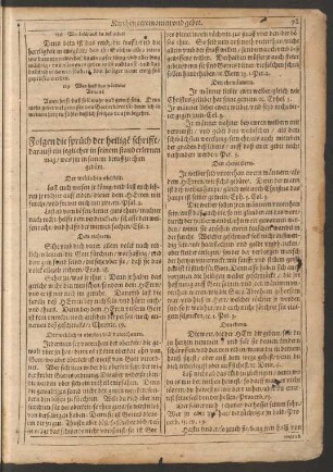 Folgen die sprüch der heiligen schrifft/ darauß ein jeglicher in seinem stand erlernen mag/ was im in seinem beruff zu thun gebüre.