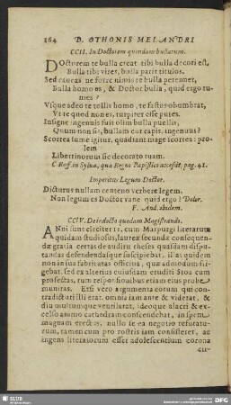 CCII. [CCIII.] In Doctorem quendam bullatum